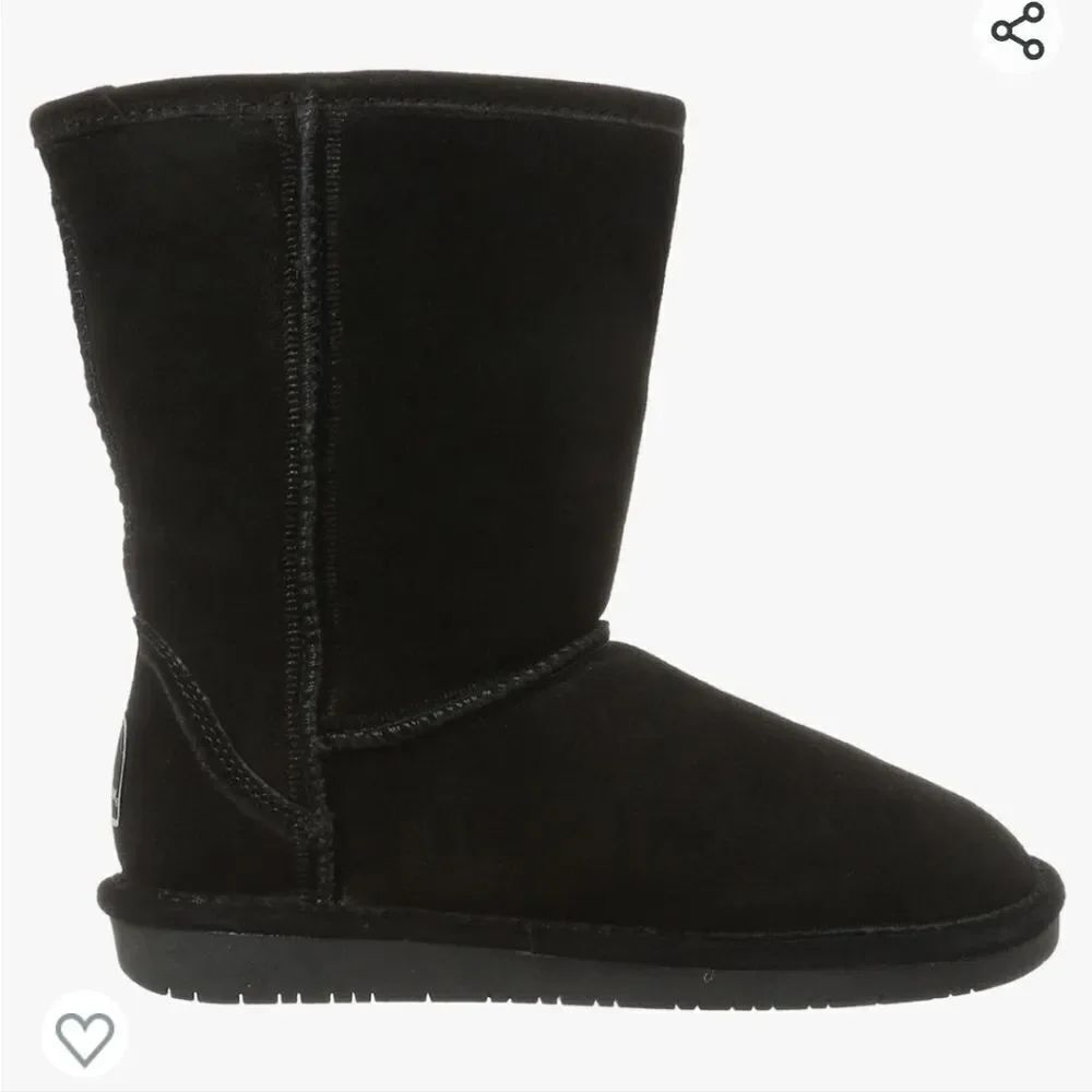 BEARPAW WOMEN'S CLASSIC WINTER SLIP ON BOOTS, LIGHTWEIGHT SUEDE BOOTS